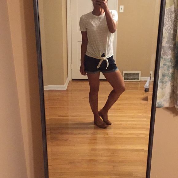 Madewell NWT white tie shirt new size extra small - Picture 3 of 9